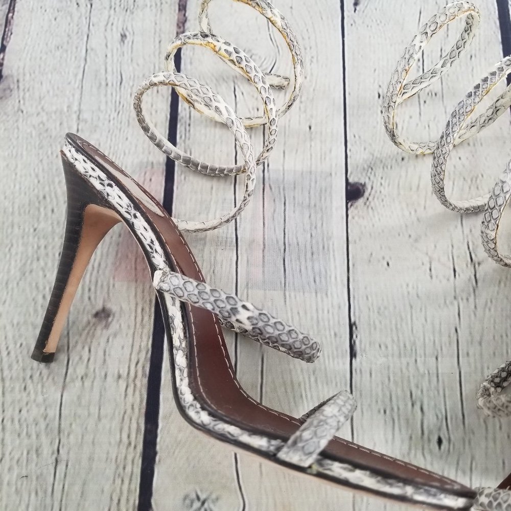 DOLCE VITA Snakeskin High Heel Sandals sz 7.5 - Picture 2 of 7